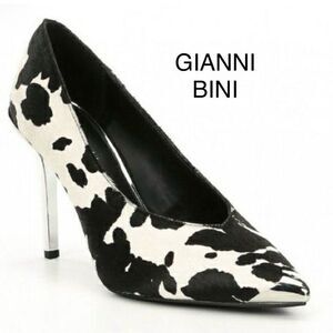 ❤️Gianni Bini Jeklyn Animal Print Dyed Calf Hair Pumps!